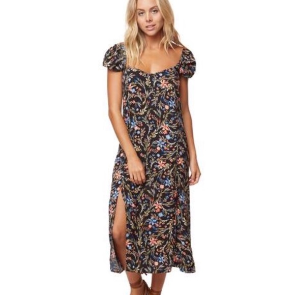 O’Neill Kylie Floral Midi Dress - Picture 1 of 3